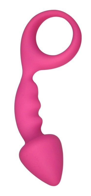 Анальна пробка Adrien Lastic Budy Pink зі стимулюючою ніжкою, макс. діаметр 2,5см