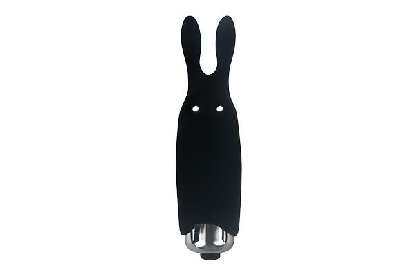 Віброкуль Adrien Lastic Pocket Vibe Rabbit Black зі стимулюючими вушками