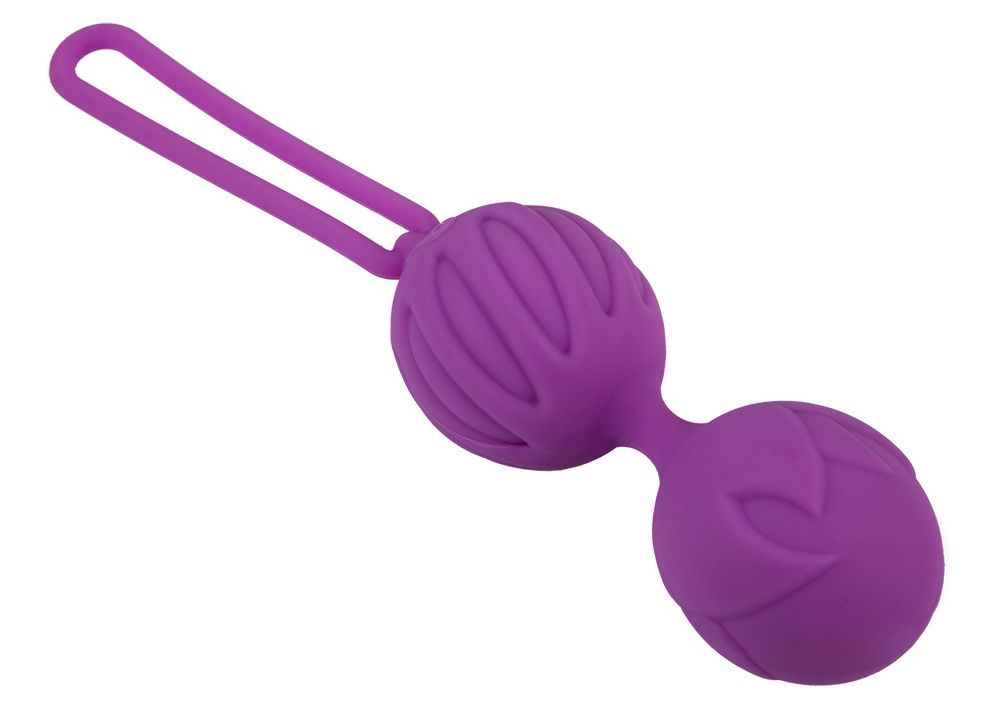 Вагінальні кульки Adrien Lastic Geisha Lastic Balls BIG Violet (L), діаметр 4см, вага 90гр