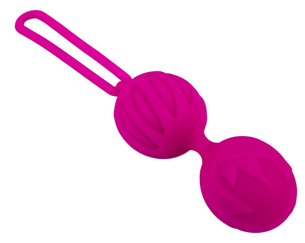 Вагінальні кульки Adrien Lastic Geisha Lastic Balls BIG Magenta (L), діаметр 4см, вага 90гр