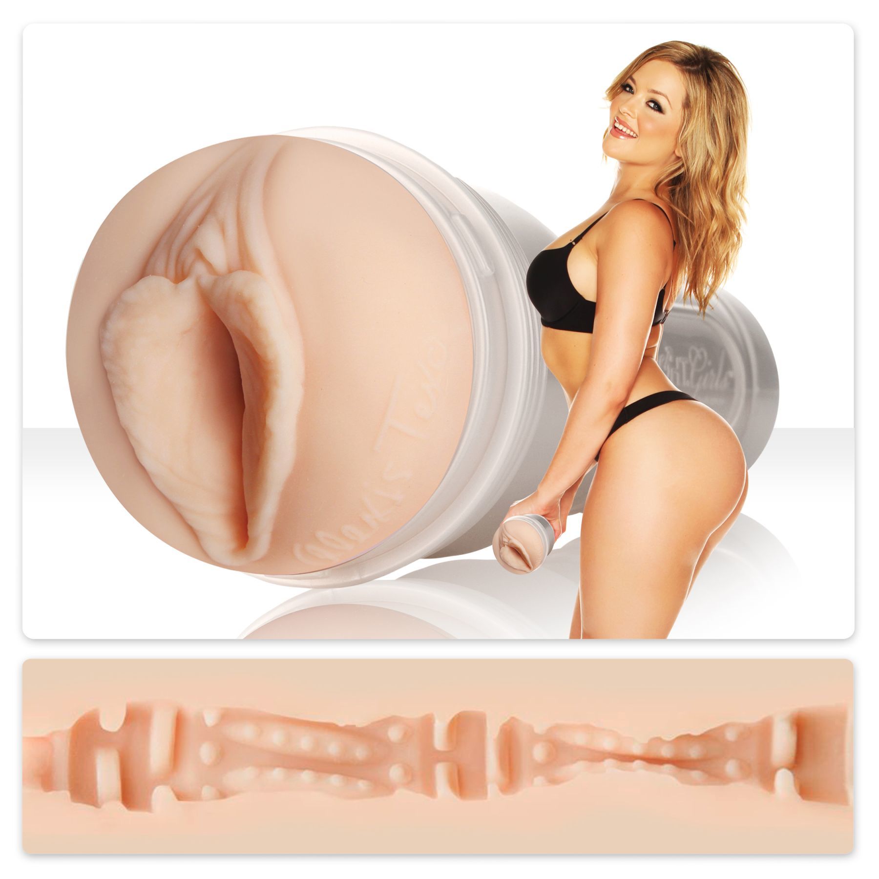 Мастурбатор Fleshlight Girls: Alexis Texas - Outlaw, зі зліпком вагіни, дуже ніжний