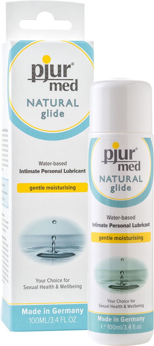 Лубрикант на водній основі pjur MED Natural glide 100 мл спеціально для сухої та чутливої ​​шкіри