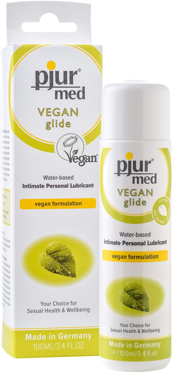 Лубрикант на водній основі pjur MED Vegan glide 100 мл – тільки веганські інгредієнти