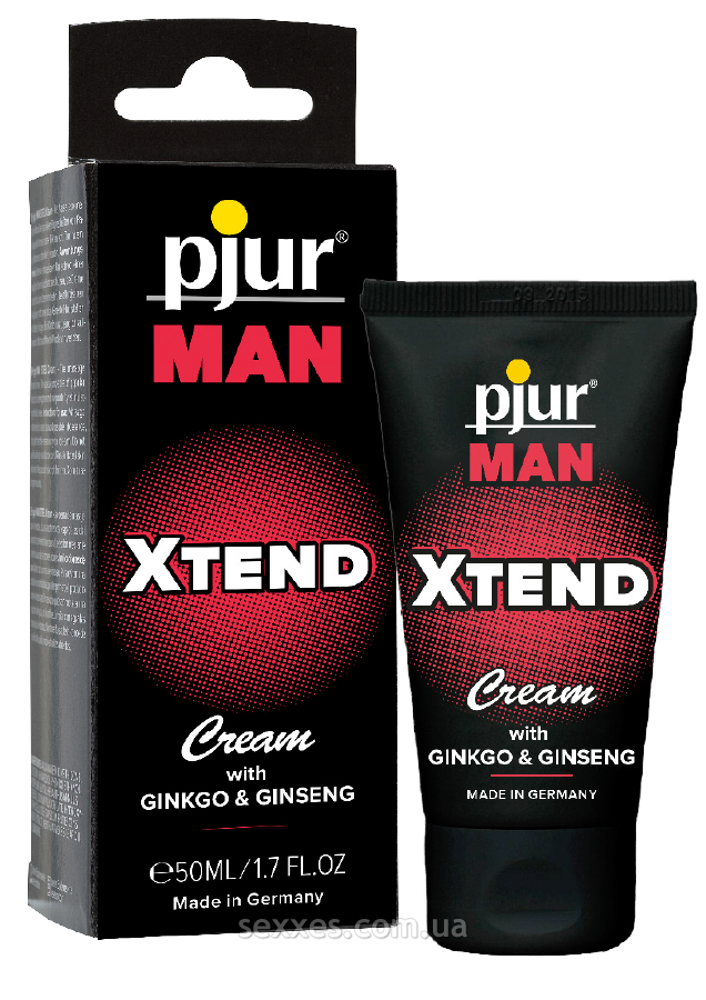 Крем для пеніса стимулюючий pjur MAN Xtend Cream 50 ml, з екстрактом гінкго та женьшеню