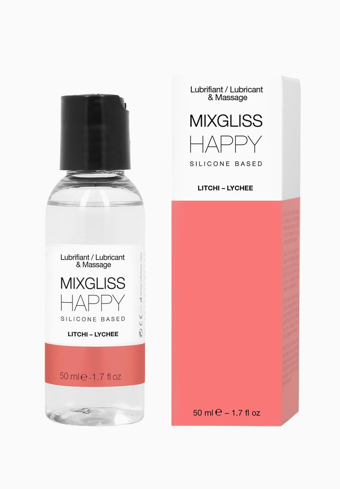 Лубрикант на силіконовій основі MixGliss HAPPY - LITCHI (50 мл) з ароматом китайського личі