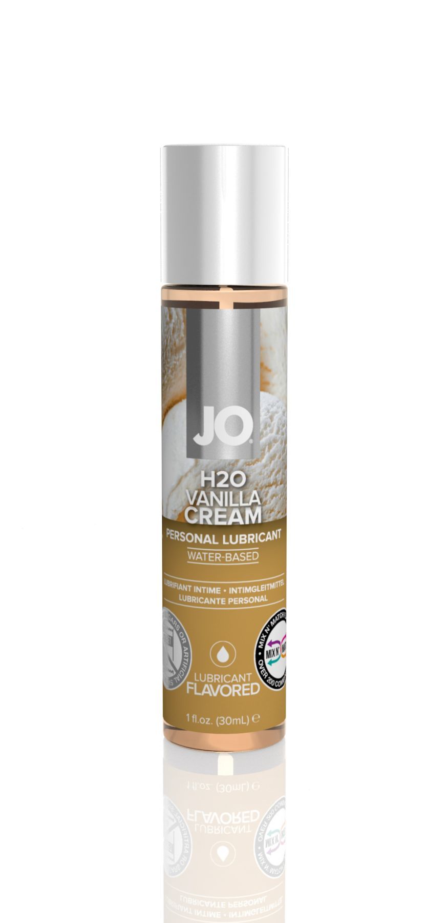 Мастило на водній основі System JO H2O - Vanilla Cream (30 мл) без цукру, рослинний гліцерин