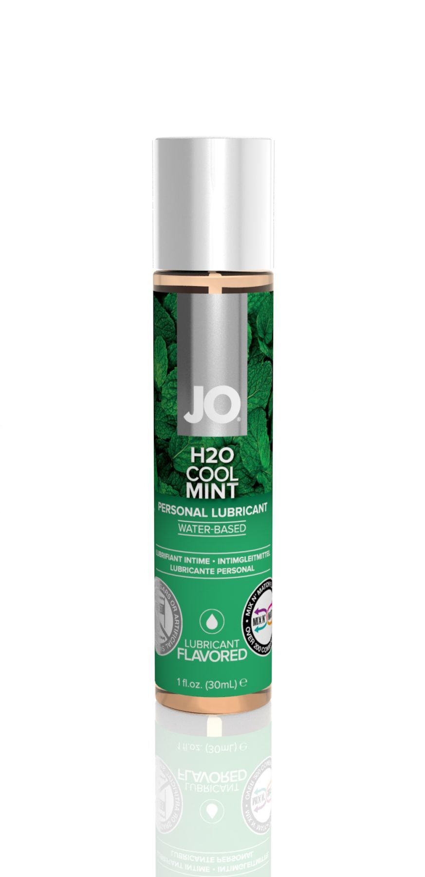 Мастило на водній основі System JO H2O - Cool Mint (30 мл) без цукру, рослинний гліцерин