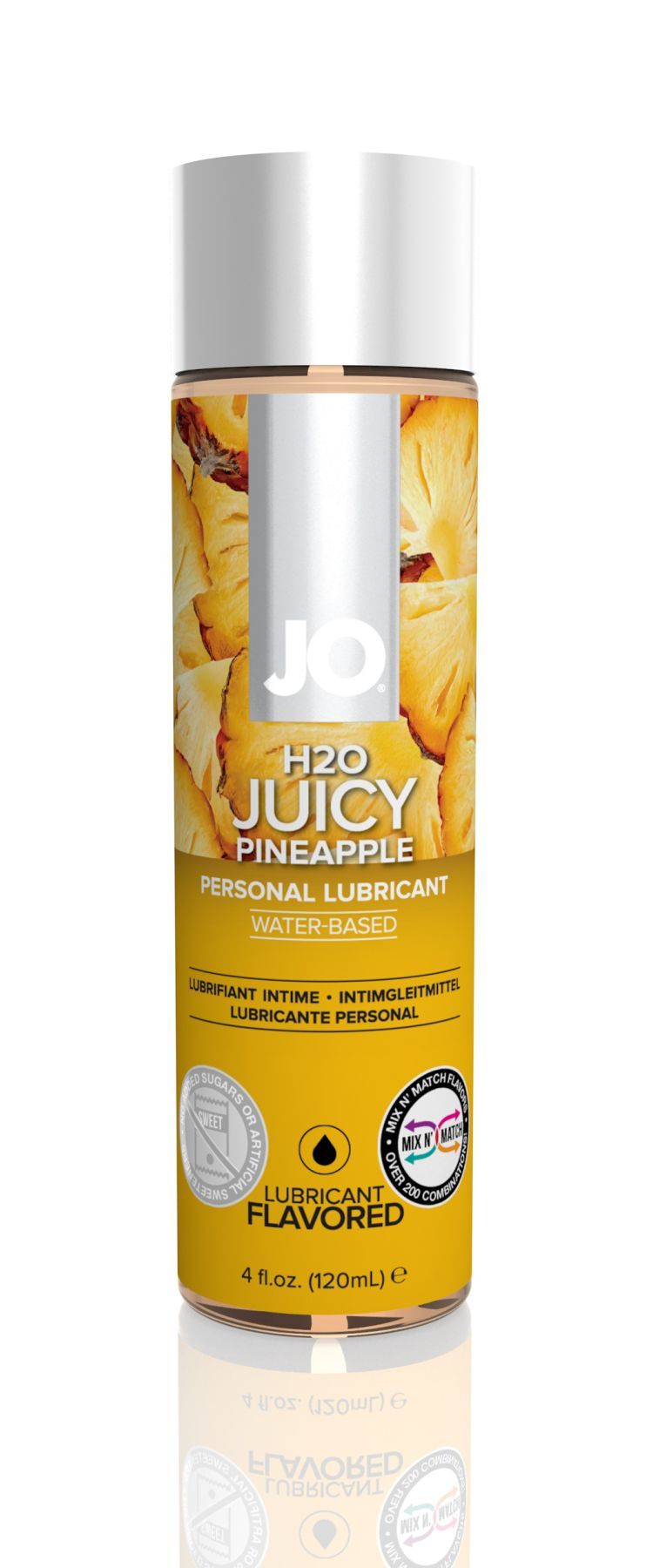 Мастило на водній основі System JO H2O - Juicy Pineapple (120 мл) без цукру, рослинний гліцерин