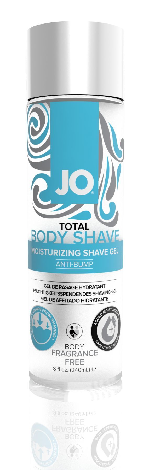 Гель для гоління System JO TOTAL BODY - Anti-bump Intimate Shaving Gel (240 мл) зволожуючий