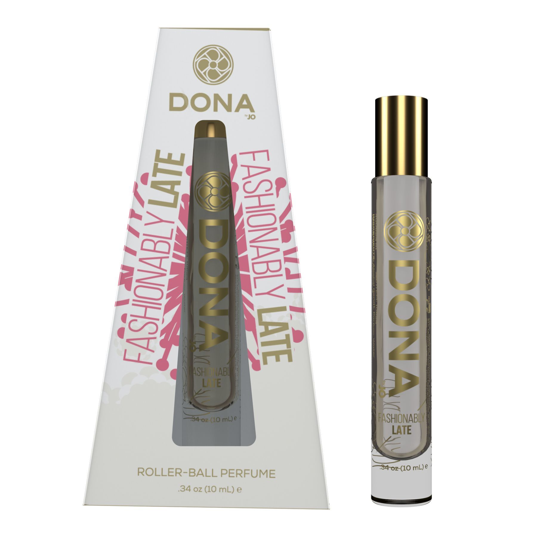 Духи з роликовим нанесенням DONA Roll-On Perfume - Fashionably Late (10 мл), варіант для сумочки