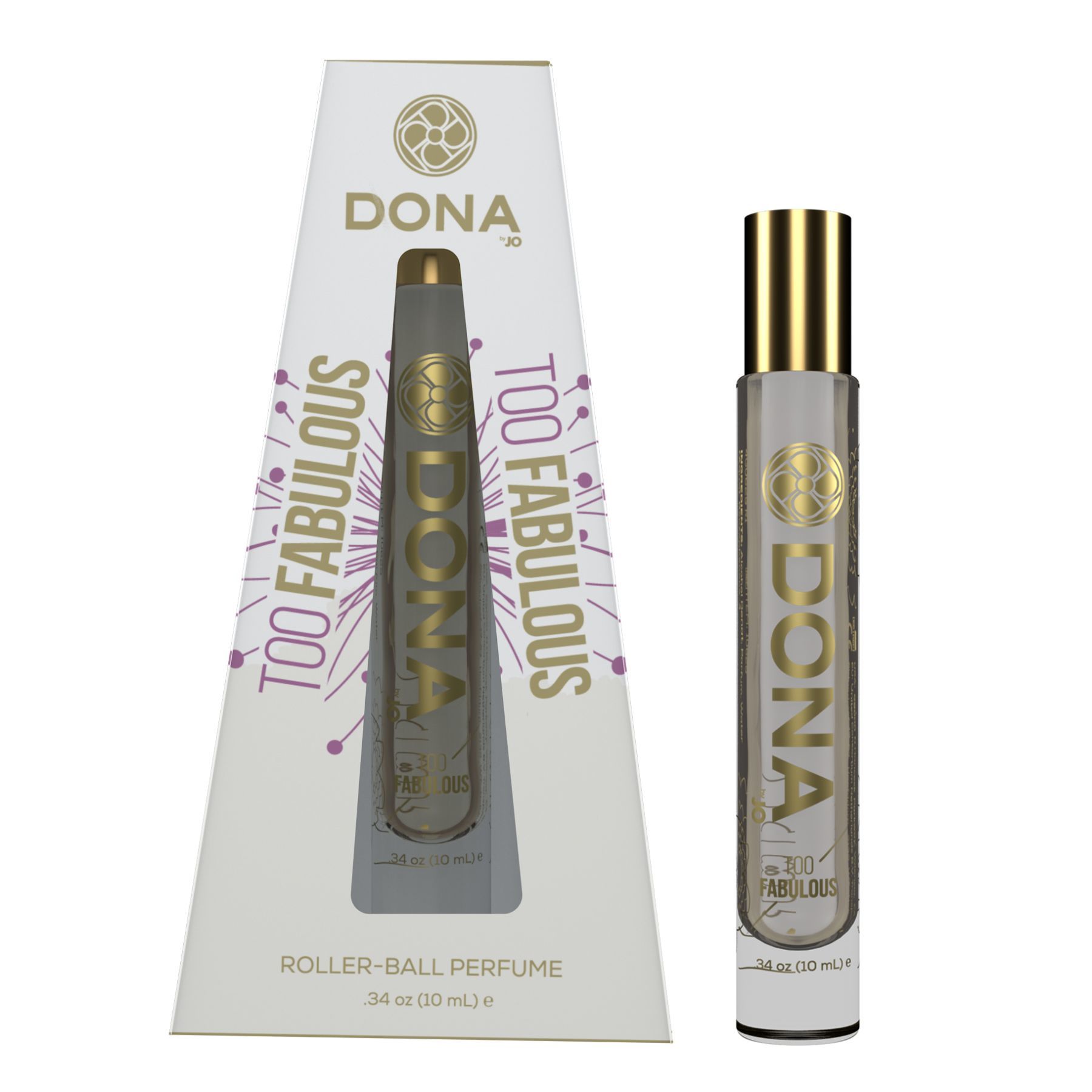 Духи з роликовим нанесенням DONA Roll-On Perfume - Too Fabulous (10 мл), варіант для сумочки