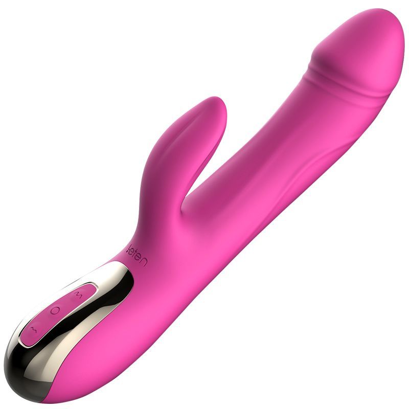 Вібратор-пульсатор Leten Automatical Thrusting Vibrator з підігрівом, 10 режимів, що перезаряджаються