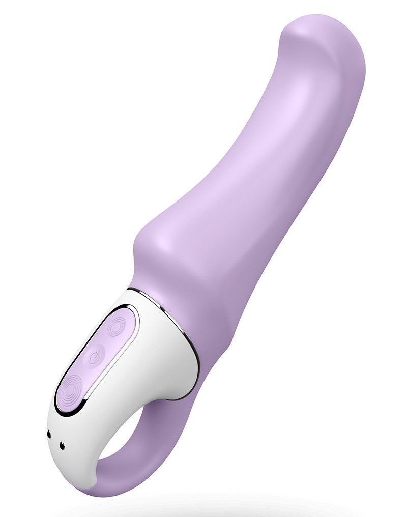 Потужний вібратор Satisfyer Vibes Charming Smile з гнучким стволом, литий силікон, 12 режимів роботи