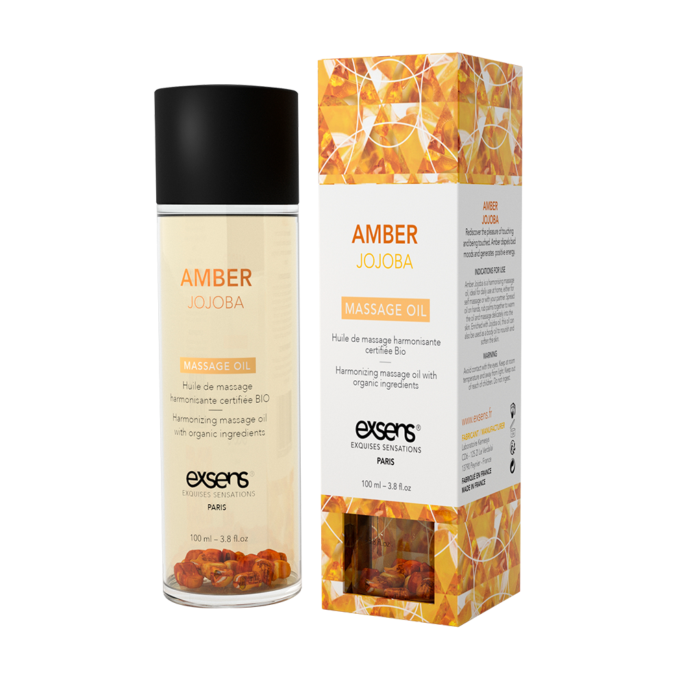 Масажна олія EXSENS Amber Jojoba (гармонізуюча з бурштином) 100мл, натуральна