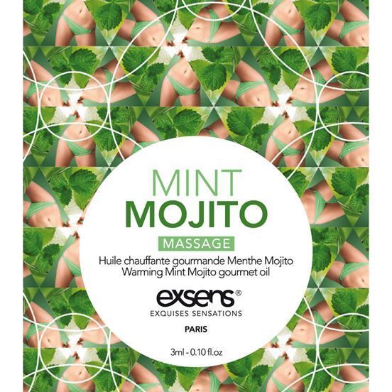 Пробник масажної олії EXSENS Mojito 3мл