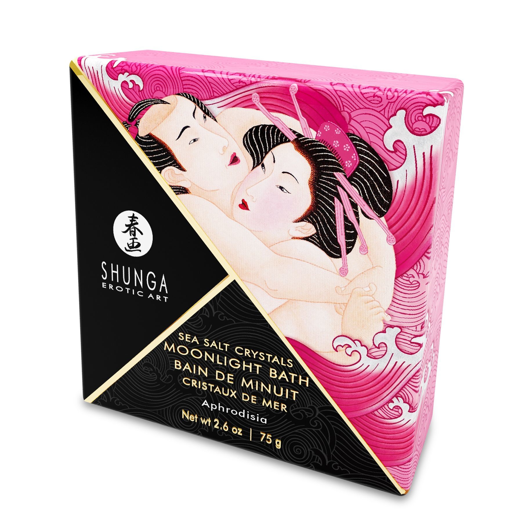 Сіль для ванни Shunga Moonlight Bath - Aphrodisia (75 мл), сіль Мертвого моря, аромамасла