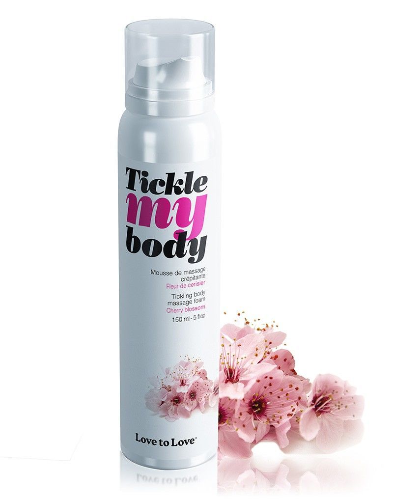 Масажна піна Love To Love TICKLE MY BODY Cherry Blossom (150 мл) зволожуюча