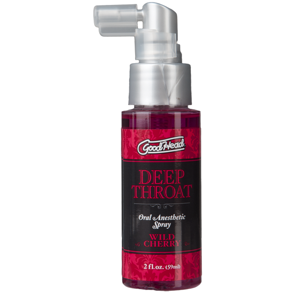 Спрей для мінету Doc Johnson GoodHead DeepThroat Spray – Wild Cherry 59 мл для глибокого мінету