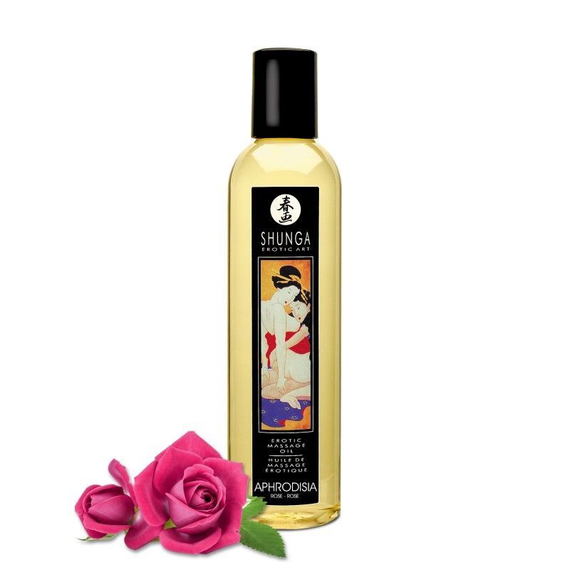 Масажна олія Shunga Aphrodisia - Roses (250 мл) натуральна зволожуюча