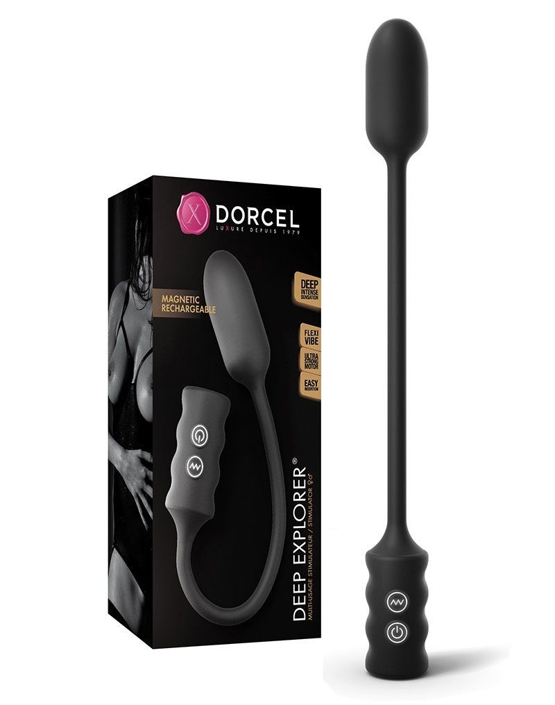 Віброяйце Dorcel Deep Explorer, підходить для вагінальної та анальної стимуляції, потужне