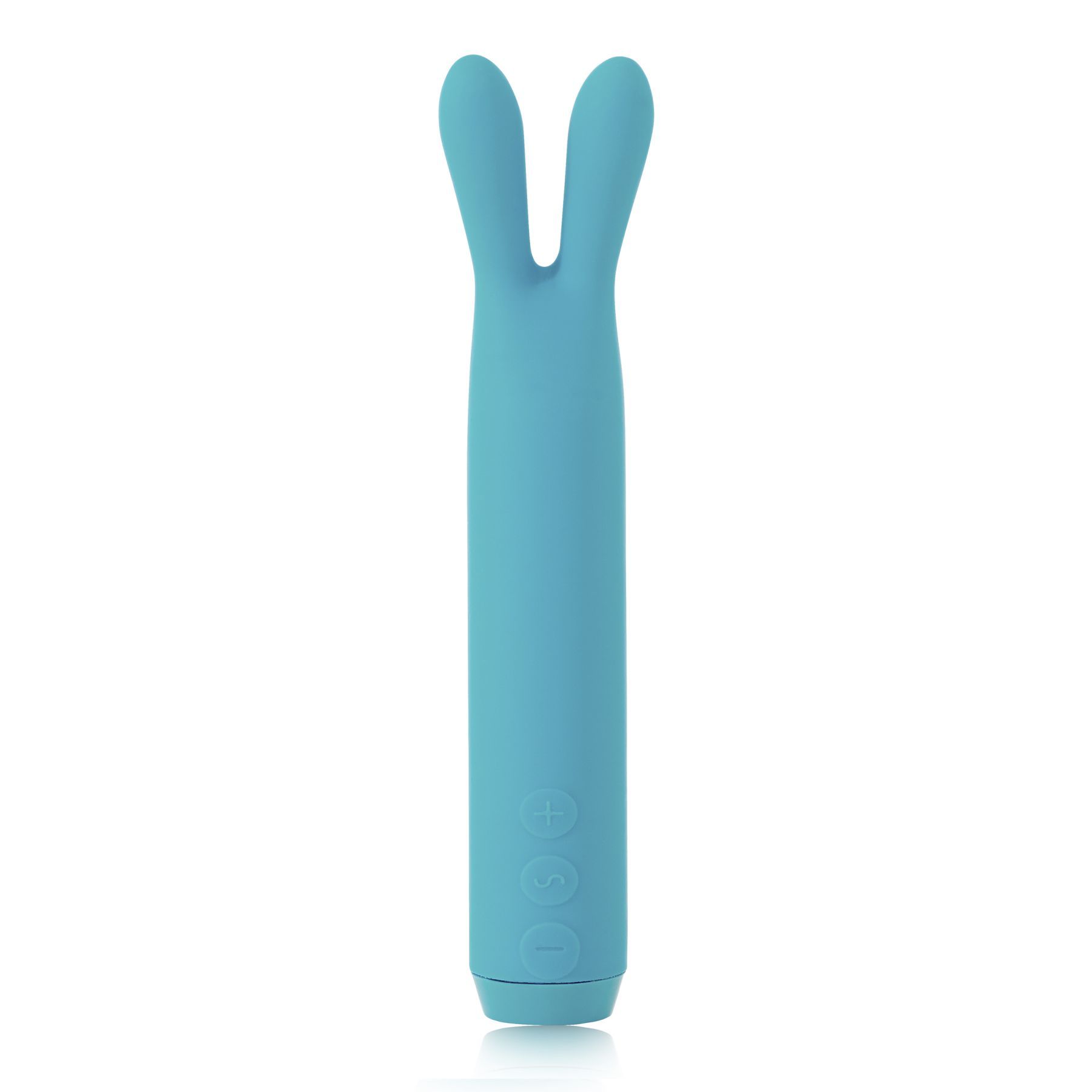 Вібратор із вушками Je Joue - Rabbit Bullet Vibrator Teal, глибока вібрація