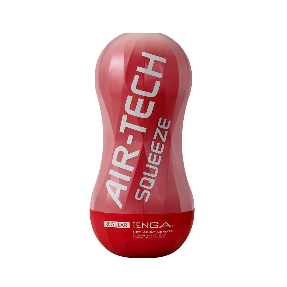 Мастурбатор Tenga Air-Tech Squeeze Regular, корпус, що стискається, більш щільний вхід