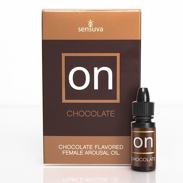 Збудливі краплі для клітора Sensuva - ON Arousal Oil for Her Chocolate (5 мл) зі смаком шоколаду