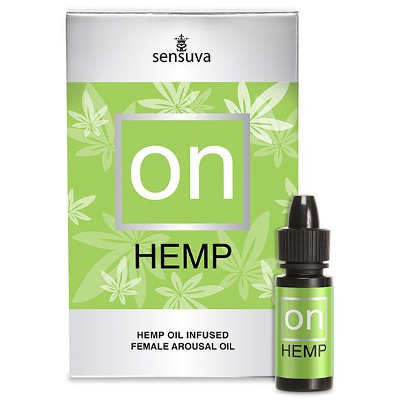 Збудливі краплі для клітора Sensuva - ON for Her Hemp Infused Arousal Oil (5 мл) з маслом конопель