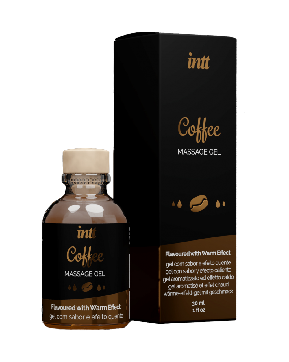 Масажний гель для інтимних зон Intt Coffee (30 мл) (без упаковки)