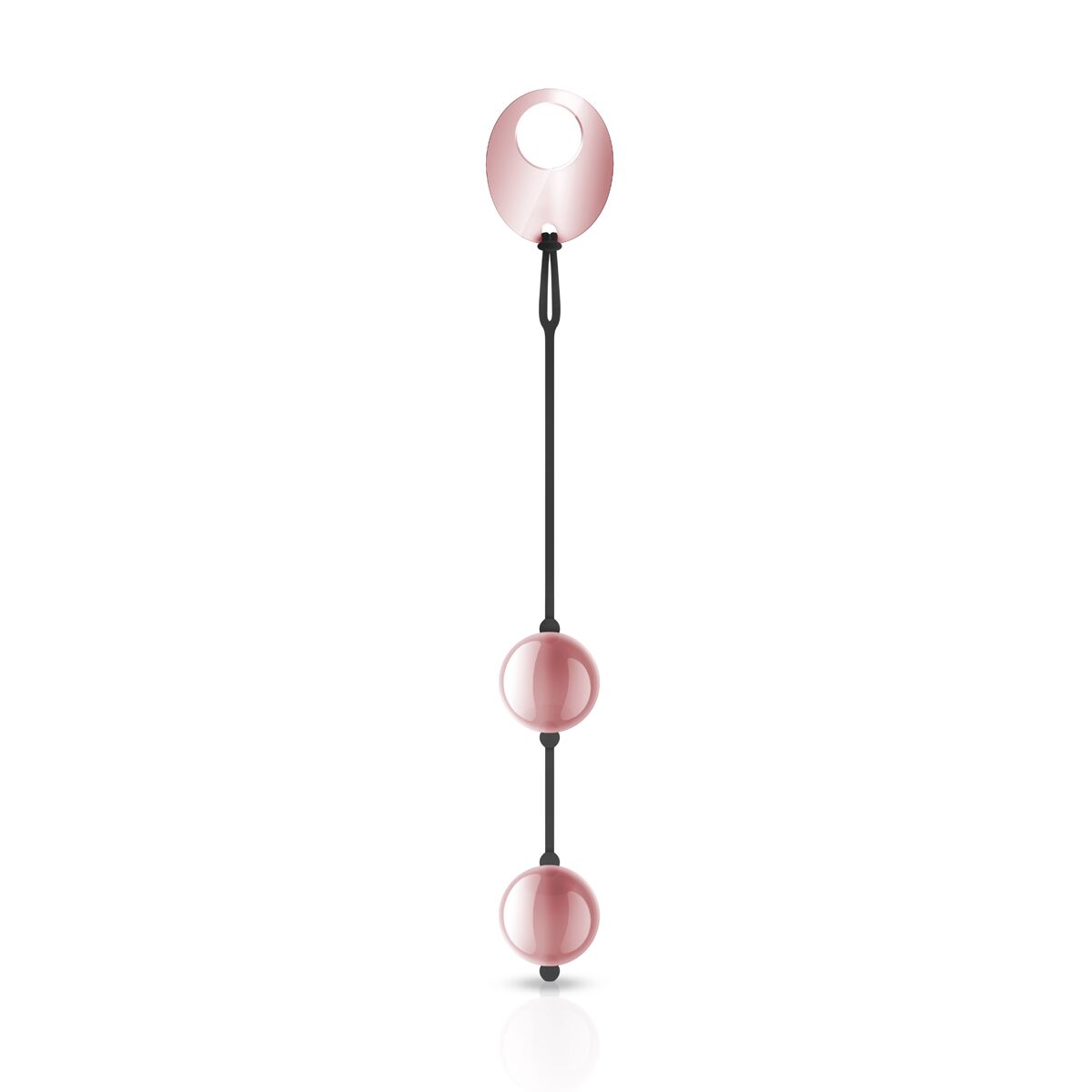 Металеві вагінальні кульки Rosy Gold - Nouveau Kegel Balls, вага 376гр, діаметр 2,8см