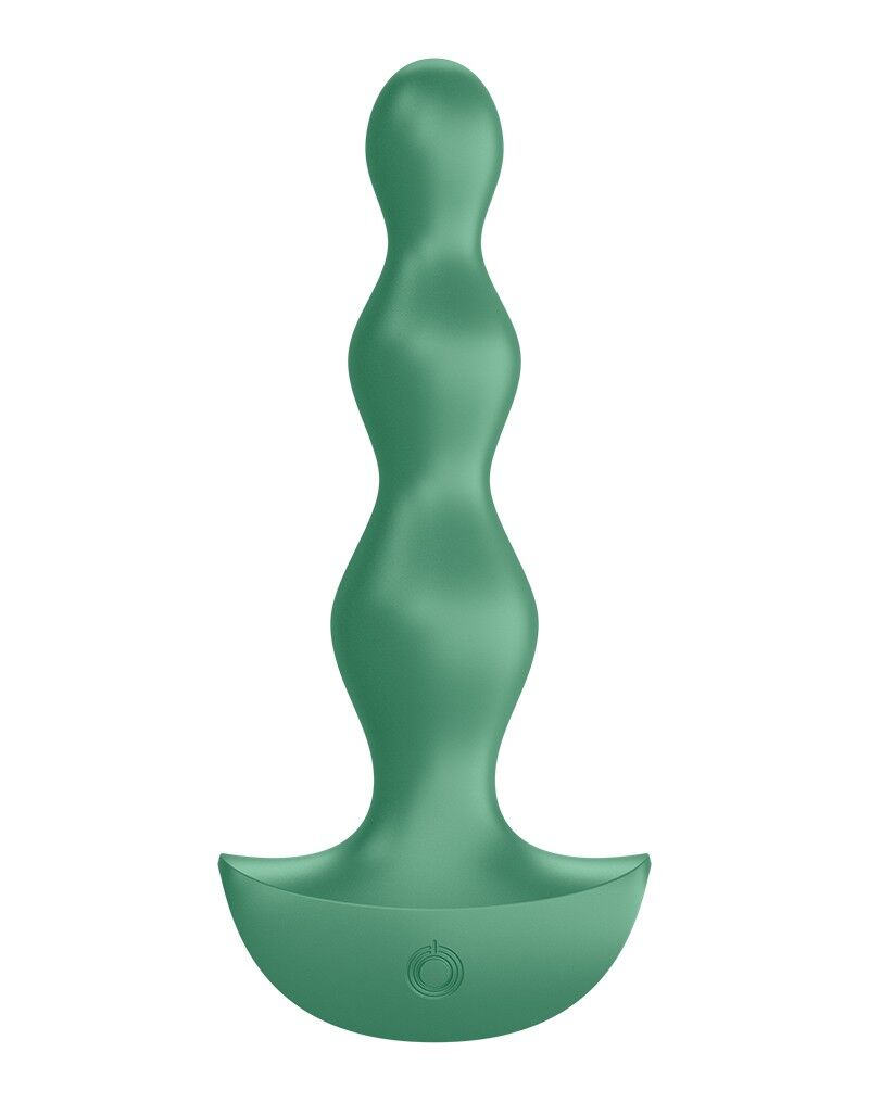 Анальний стимулятор-намистини з двома моторами Satisfyer Lolli-Plug 2 (green)