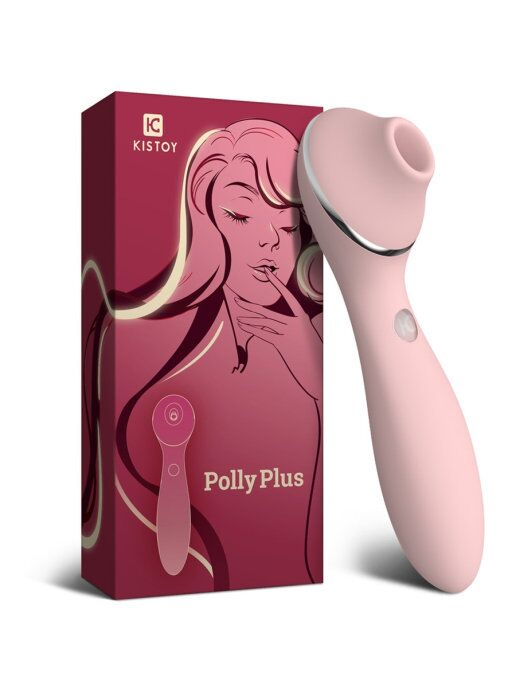 Вакуумний вібратор KisToy Polly Plus Pink