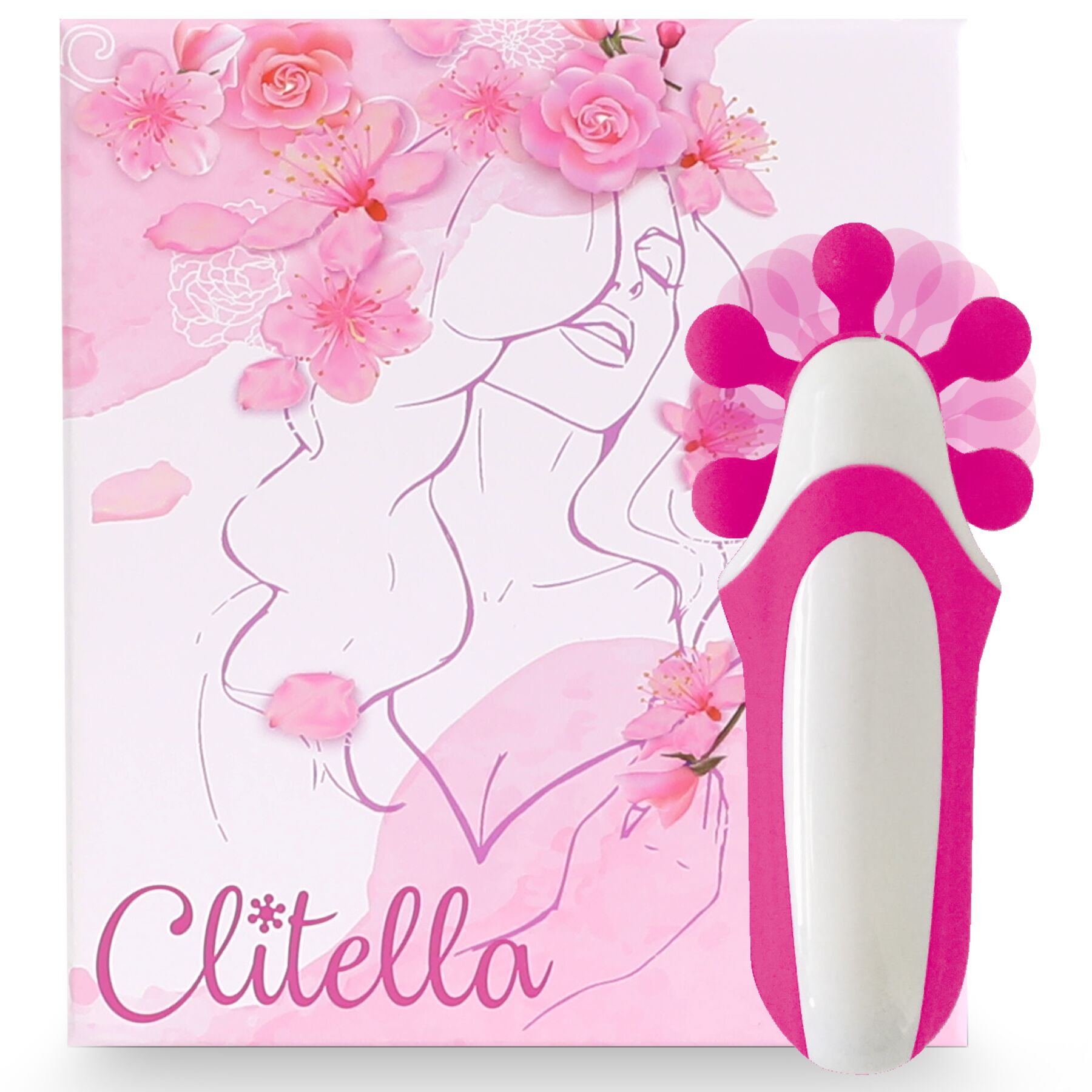 Стимулятор з імітацією оральних ласок FeelzToys - Clitella Oral Clitoral Stimulator Pink