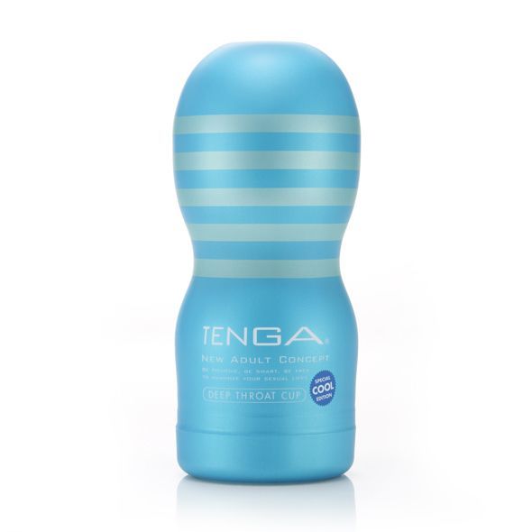 Мастурбатор Tenga Deep Throat Cup Cool Edition з охолодним мастилом (глибока ковтка)